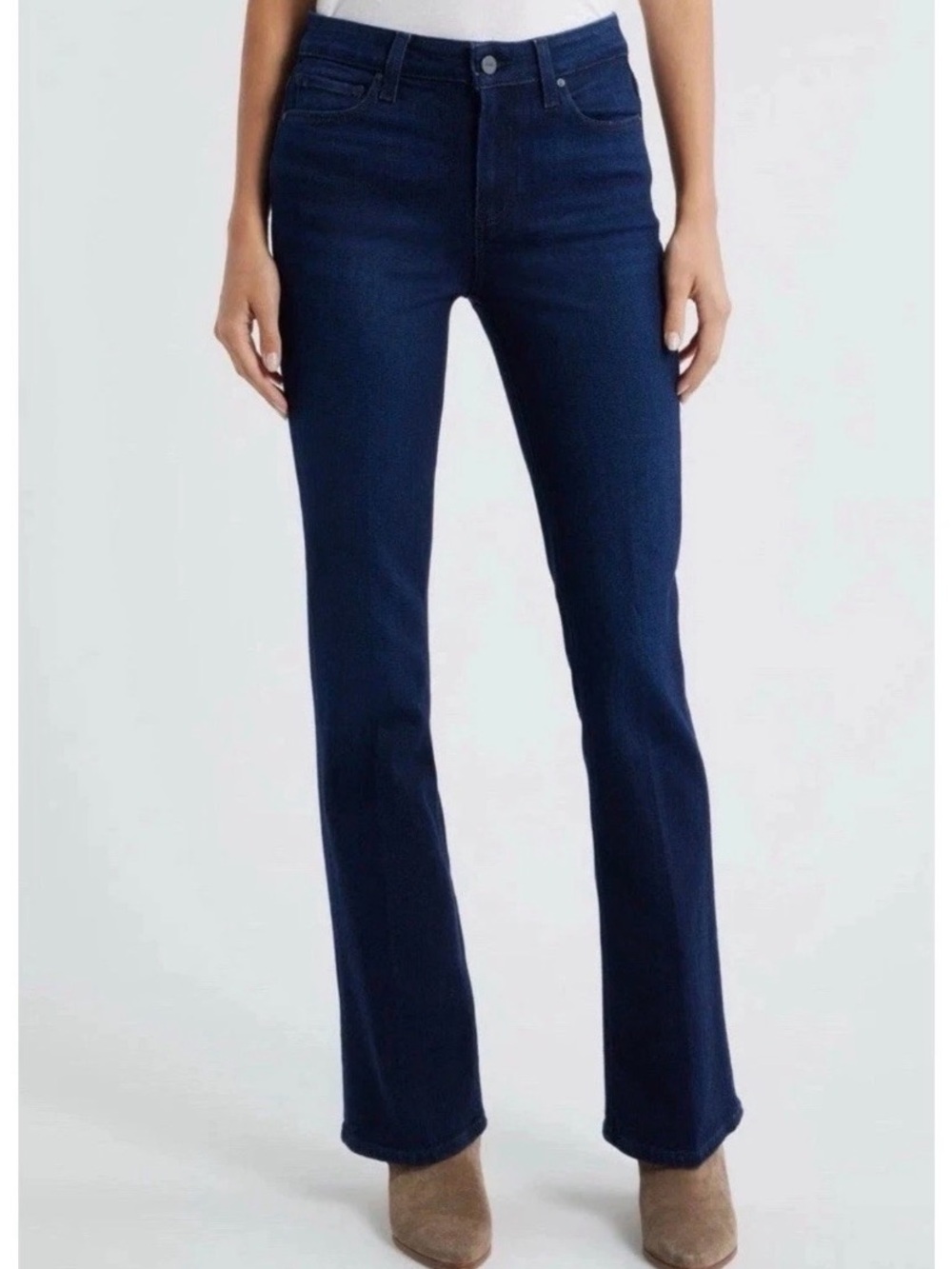 NWOT PAIGE Manhattan Mid Rise Bootcut in Marlais